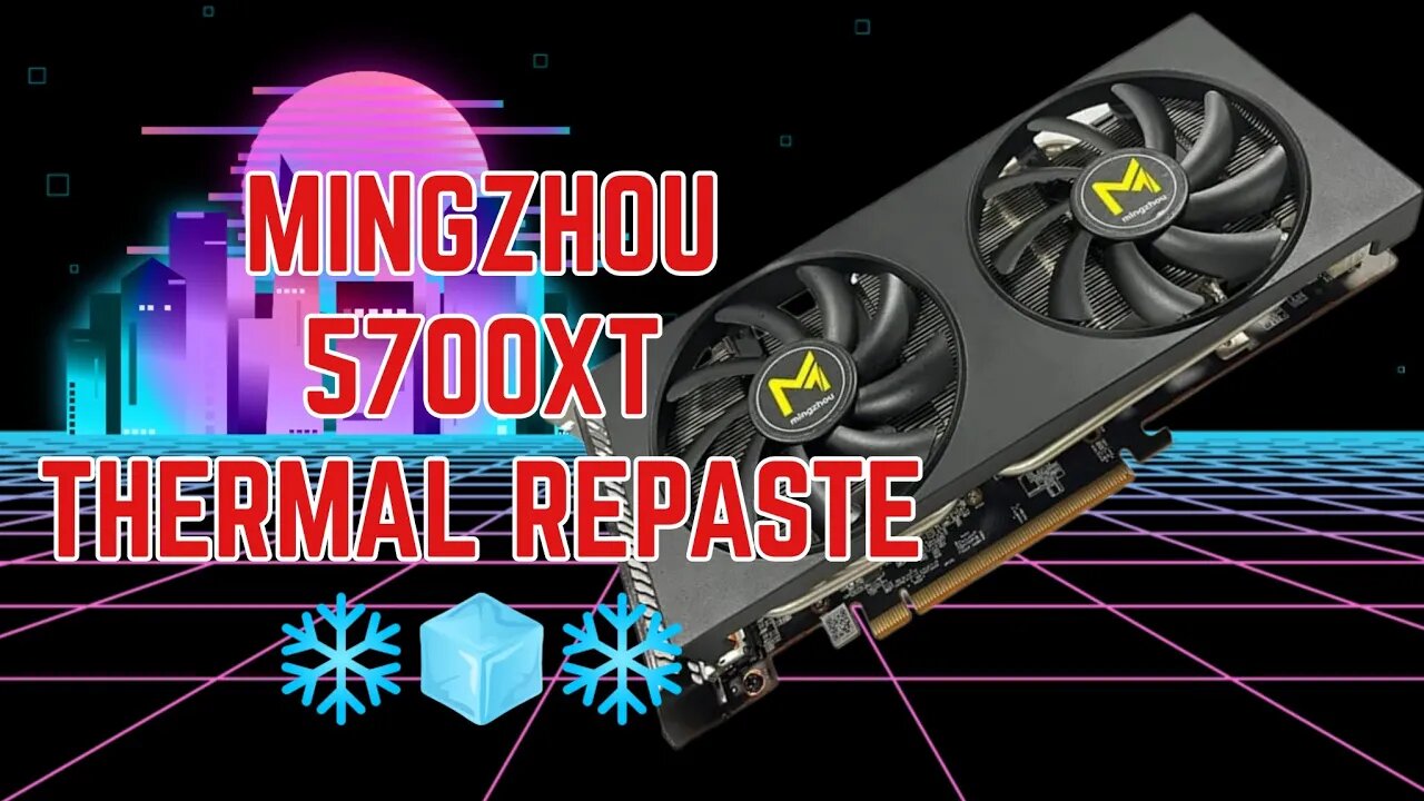 MINGZHOU 5700XT REPASTE | Results are crazy!!!