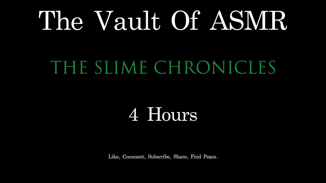 Vault of ASMR: The Slime Chronicles 4hr