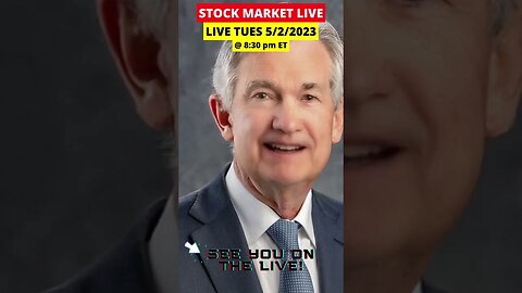 NOT Jerome Powell Says To Watch TTG's Stock Market Live Stream Tonight @ 8:30 pm ET on YouTube!