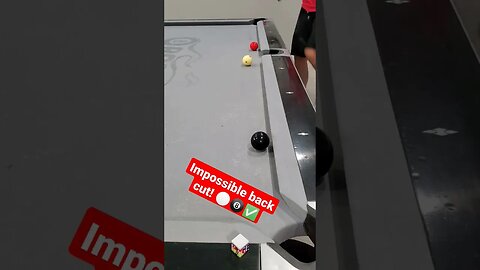 EXTREME back cut!! ⚪🔴🎱 Did you spot my new @KAMUIBRAND chalk yet ?👀🤐 #shorts #billiards