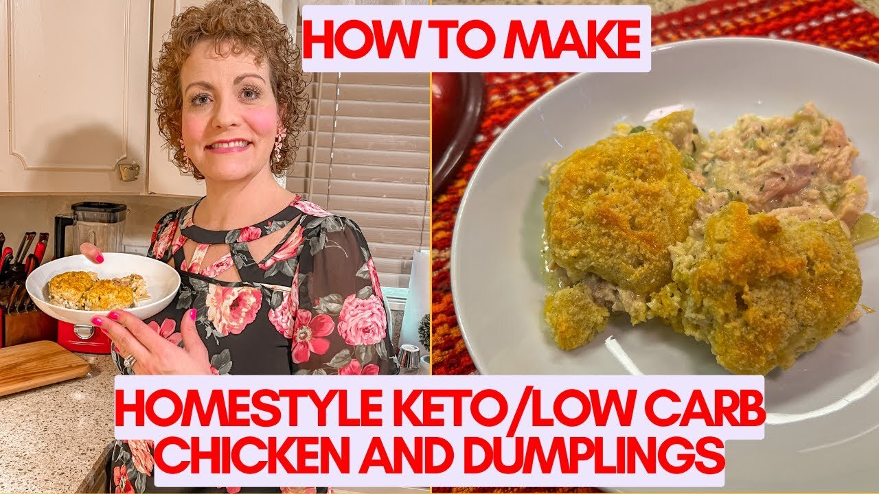 Delicious Keto Chicken And Dumplings - Home-cooked Goodness!