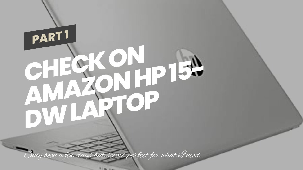 Check On Amazon HP 15-dw Laptop Intel Core i3-1115G4 8GB 256GB SSD 15.6 Full HD WLED Win 10
