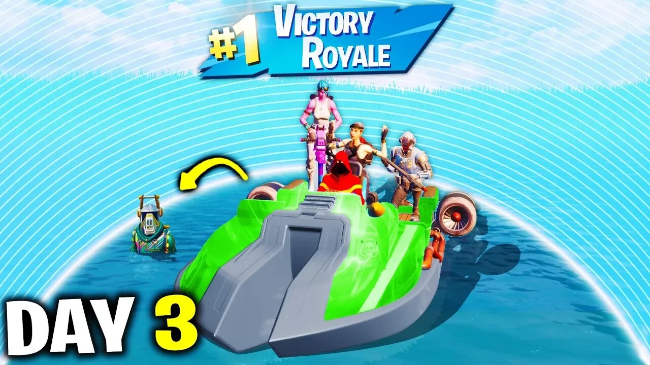Last To Leave Boat Wins $20,000 - Fortnite