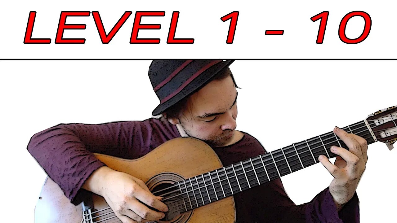 "Summertime" in 10 Levels of Guitar