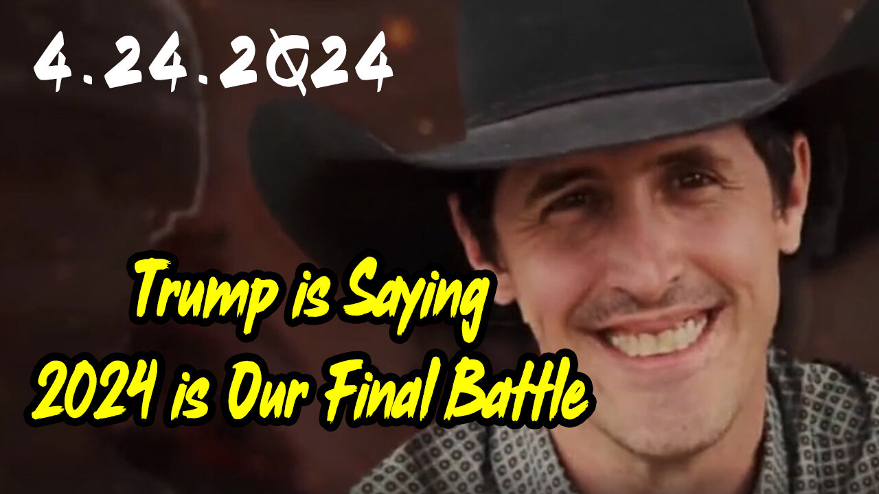 Derek Johnson with Pres Trump "2024 is Our Final Battle"