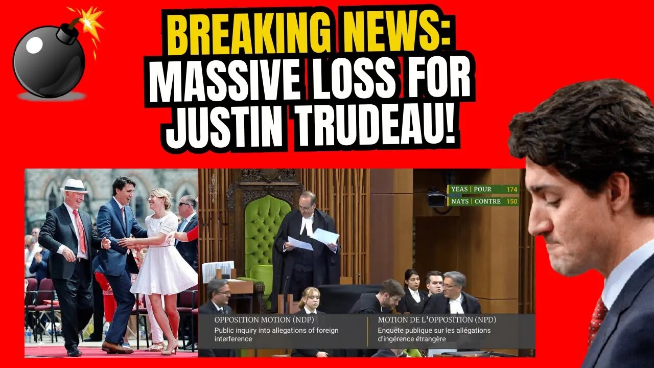 BREAKING NEWS: MASSIVE LOSS for Trudeau! Motion Passes!!