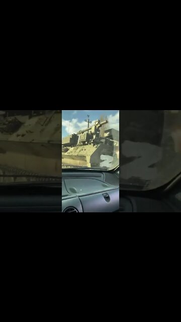 Woman's molotov attack on Russian vehicles goes wrong