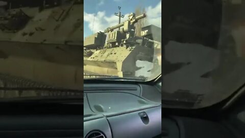 Woman's molotov attack on Russian vehicles goes wrong
