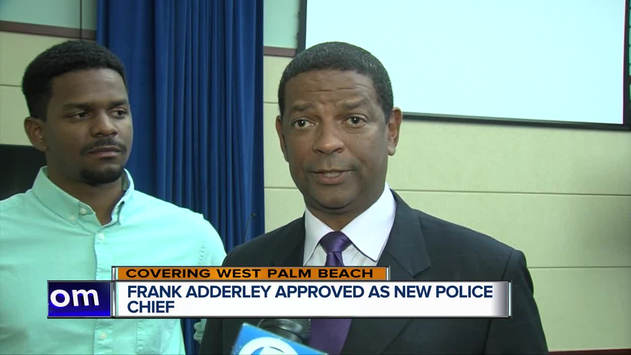 West Palm Beach City Commission approves Frank Adderley as new police chief