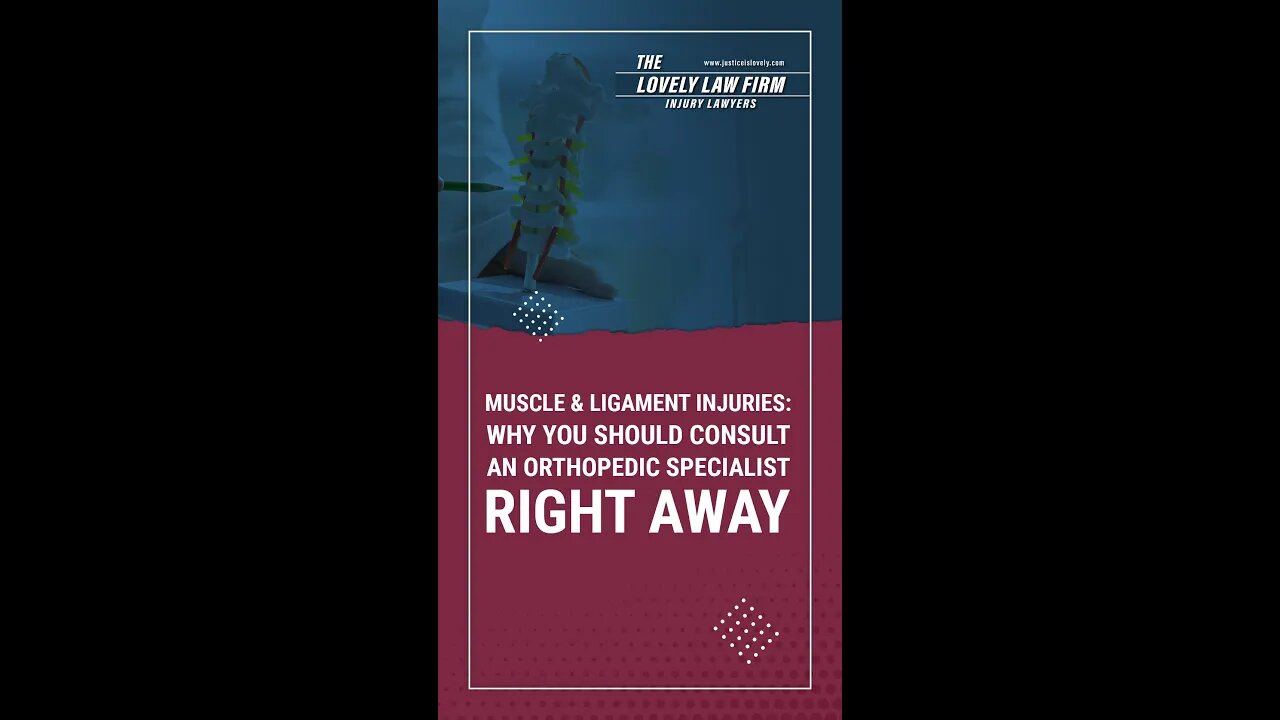 Muscle & Ligament Injuries: Why You Should Consult An Orthopedic Specialist Right Away #shorts