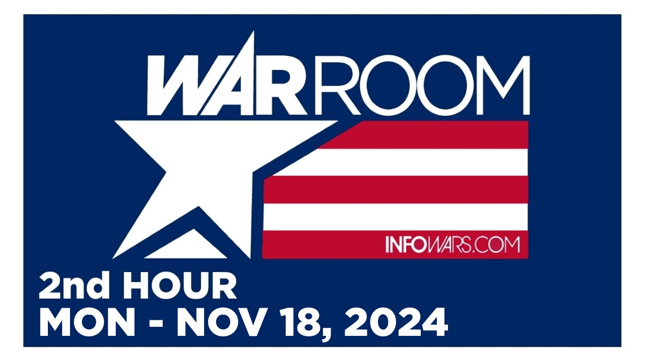 WAR ROOM [2 of 3] Monday 11/18/24 • WWIII ALERT UPDATE, REAL UFO'S (NOT AN ONION HEADLINE) • Infowar