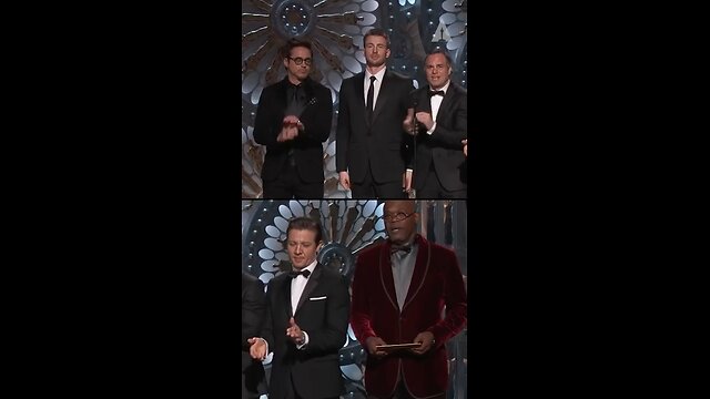 The Avengers Quarrel at the Oscars | #Shorts