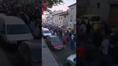 FRANCE - Ambert Residents March Against Mandates In Huge Show Of Solidarity