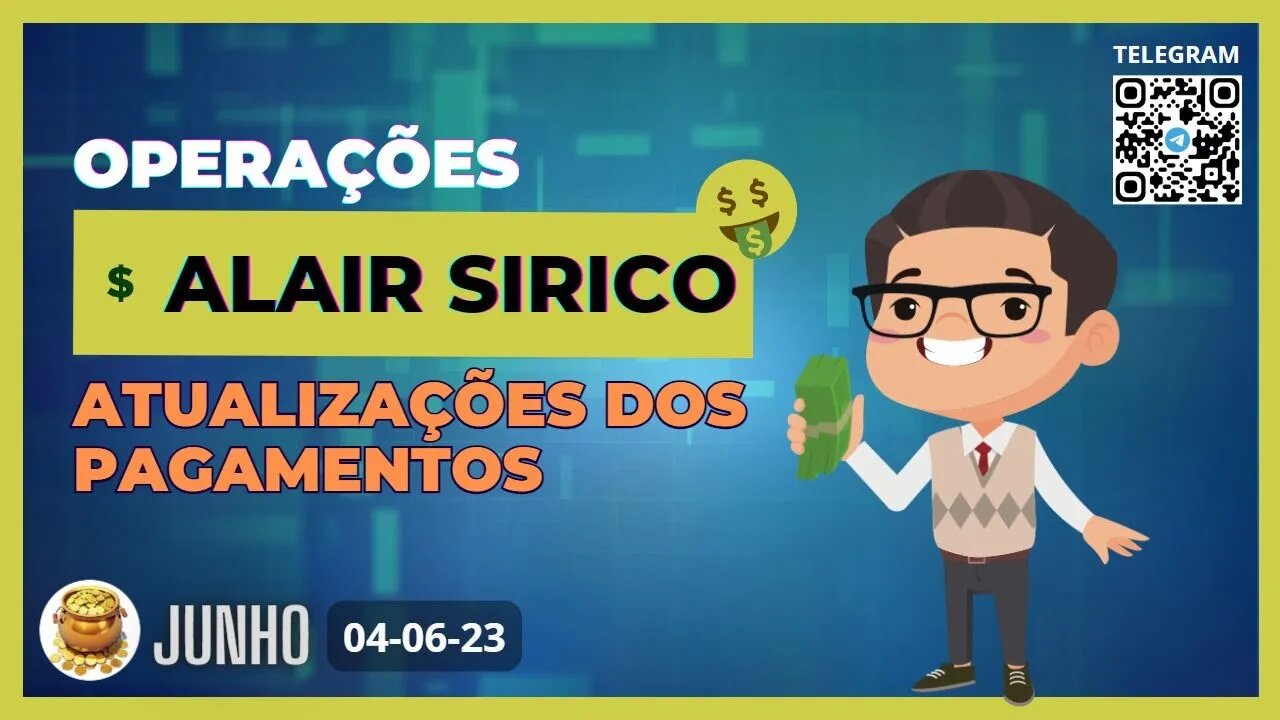 ALAIR SIRICO Atualizações dos Pagamentos - Operações