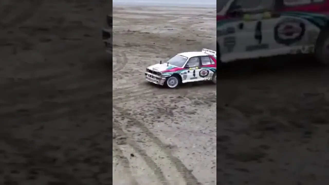 Real Sound Lancia Delta HF integrale - RC donuts #rcmod #wrc #remote #controlled #turbo #gruff