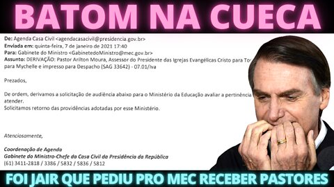 PROVA DO CRIME - Pastor picareta foi recebido no MEC por pedido formal da Presidência da república