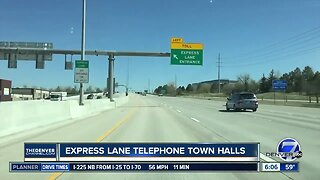 CDOT hosting telephone town halls on Express Lanes