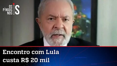 Empresário e advogados pagam alto para jantar com Lula