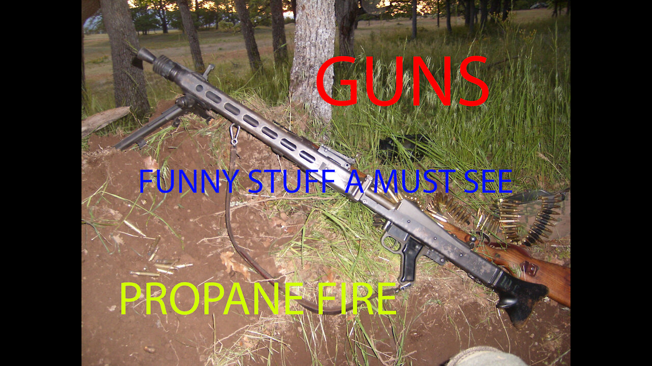 Guns fire and a lot of funny stuff a must see old school shooting video!