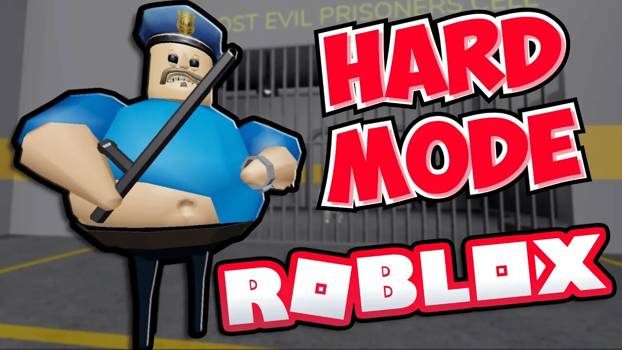 Roblox Barry Prison Run Obby HARD MODE - Walkthrough Gameplay Roblox #obby