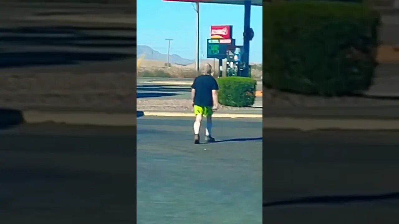 Guy is ready to kick Butt gettin a Hogie