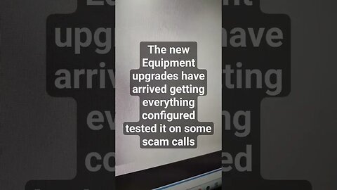 poor scammers don't know what they are in for yet. The new equipment has arrived. #scammer