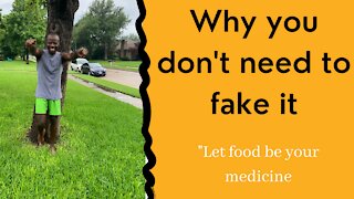 Why you don't need to fake it