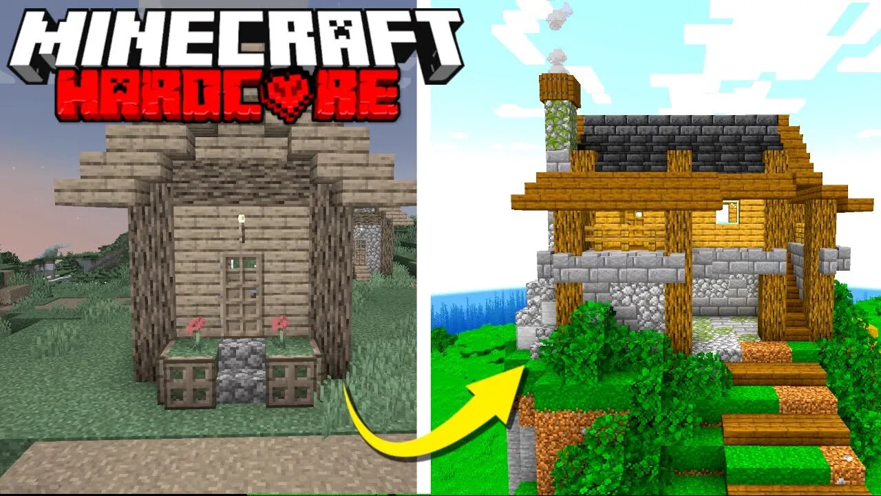 I TRANSFORMED a Village in Minecraft Hardcore 1.19