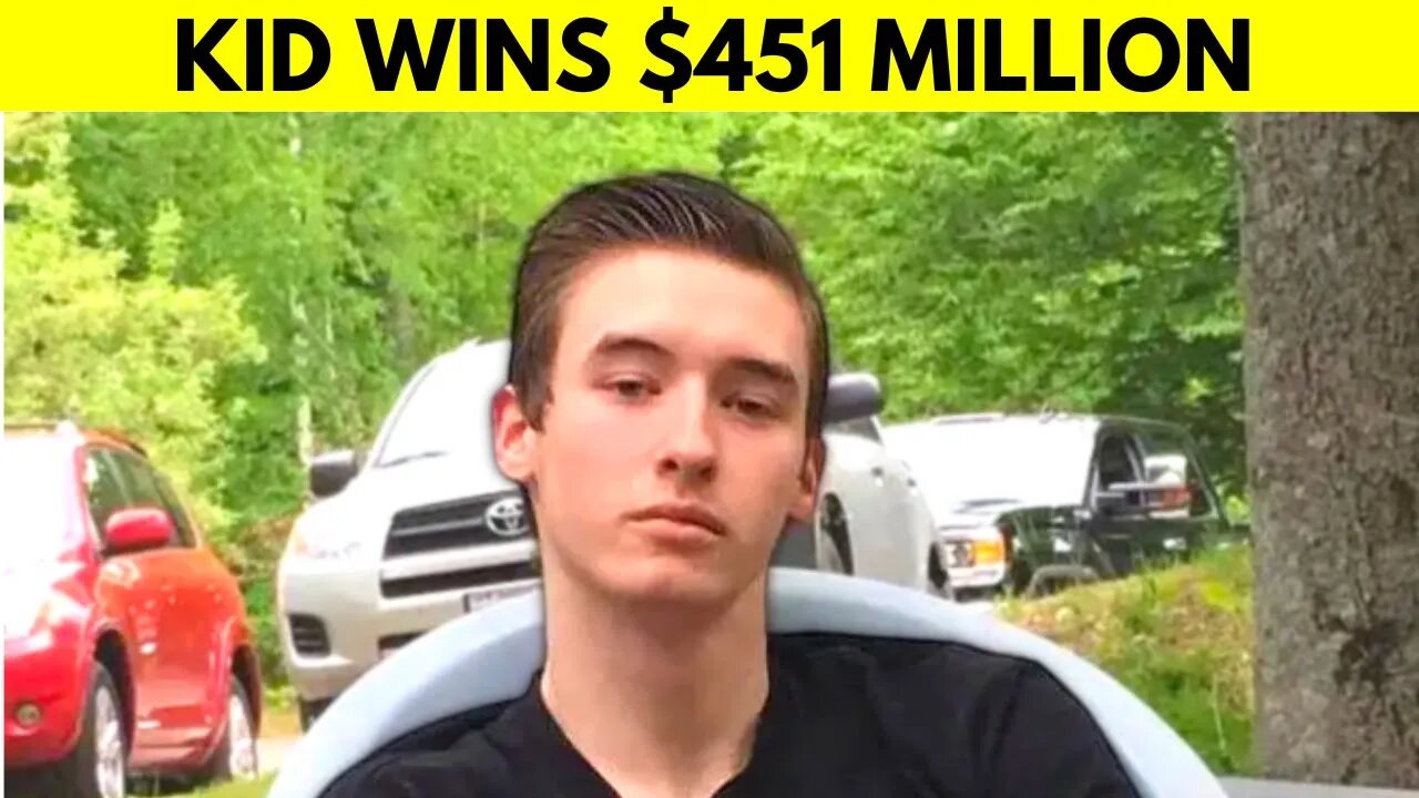 Lucky 20 Year Old KID Wins A $451,000,000 JACKPOT