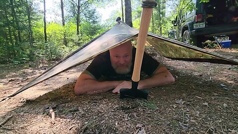 ...And another poncho shelter!