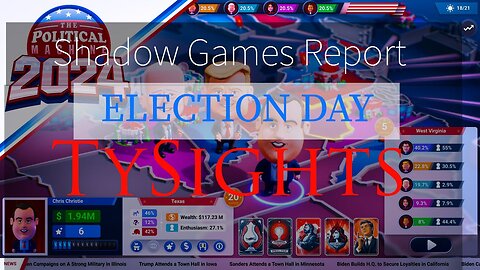 Election Shadow Games p3 / #GodOfWar - #TySights #SGR #ElectionDay 11/5/24 10:30pm-CST