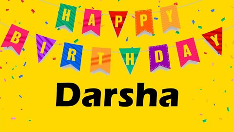 Happy Birthday to Darsha - Birthday Wish From Birthday Bash