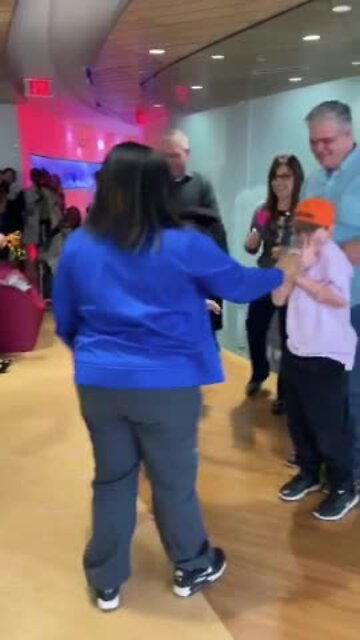 7YO boy is now cancer-free after more than a year of treatment