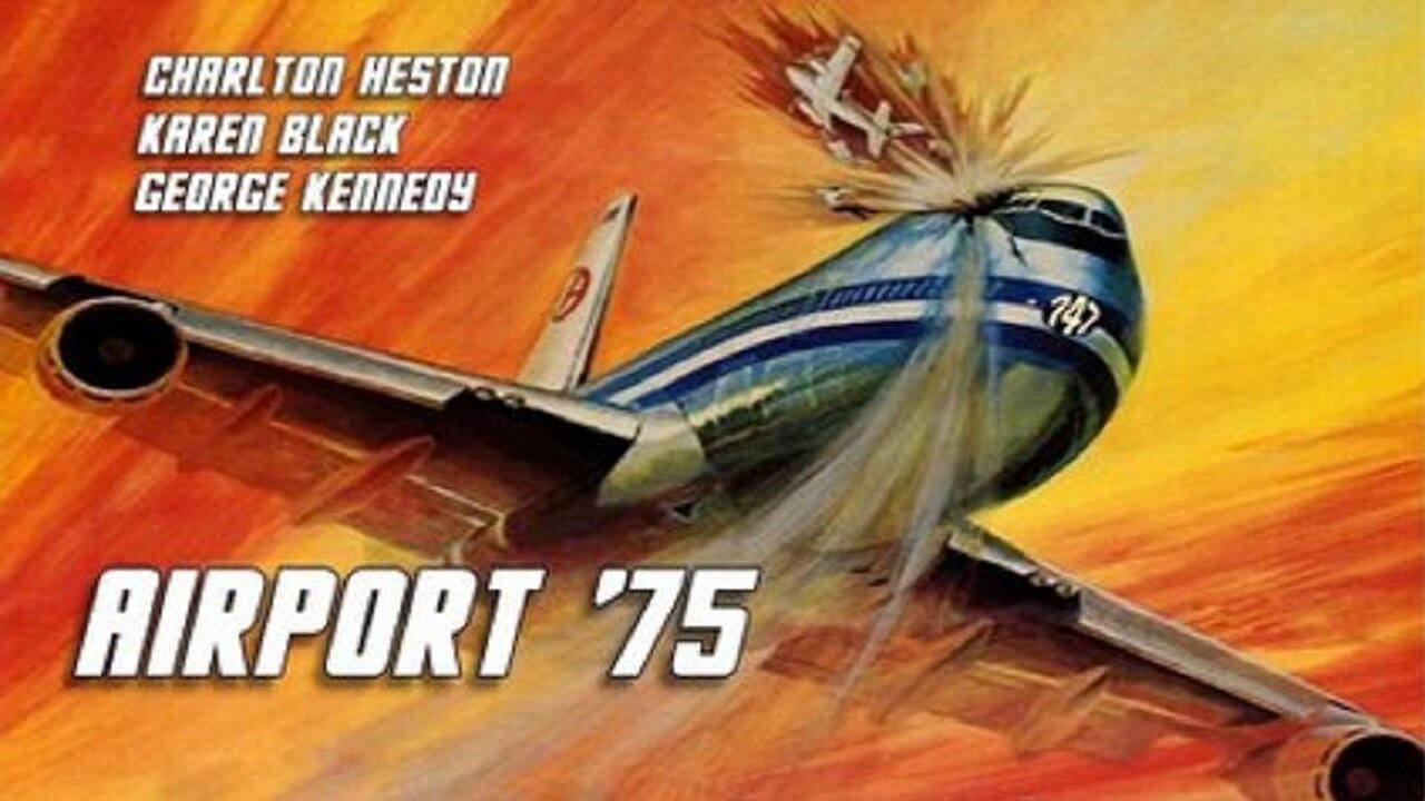 AIRPORT '75 (1974) Passenger Jet Plane Loses its Pilots in a Mid-Air Collision FULL MOVIE HD & W/S