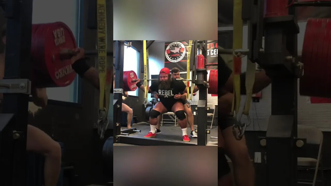 Is this the fastest 881lbs Raw Squat of all time??