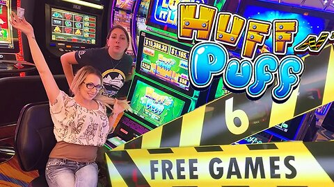 NEW LOCK IT LINK! 🔒6 Free Games on Huff N Puff! 🐷Slot Ladies BLOW the House Down!