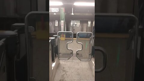 New MTA Subway Turnstile at the Atlantic Avenue Barclays Center Station.Stupid idea all the way