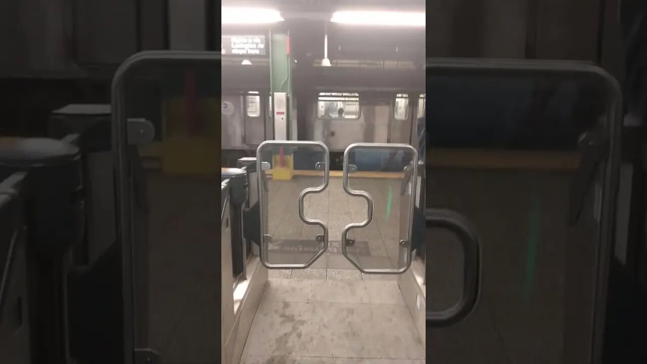 New MTA Subway Turnstile at the Atlantic Avenue Barclays Center Station.Stupid idea all the way