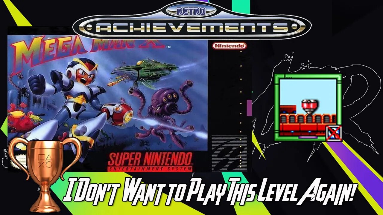 Trofeu: Don't Want to Play This Level Again (Eu não quero jogar este nível novamente) Mega X (SNES)