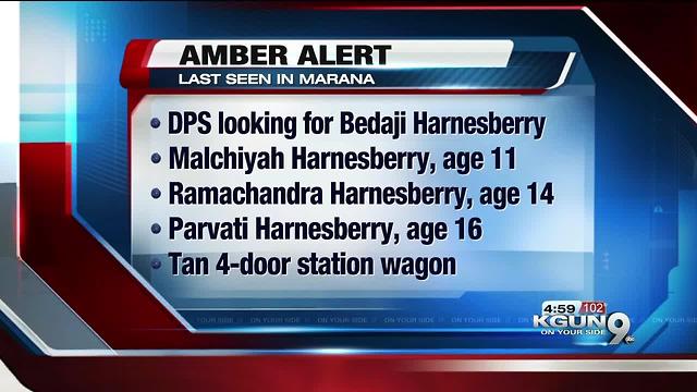 AMBER ALERT: Three siblings missing out of Marana