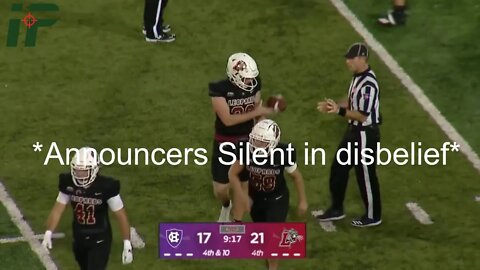 Lafayette Special Team Melts down to lose the Game