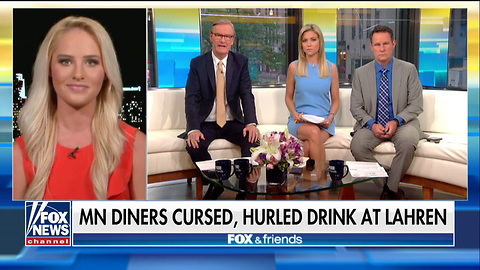 Tomi Lahren Has Drink Thrown At Her At Restaurant, Trump Defends Her