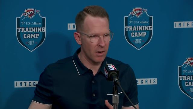 GM Sam Presti addresses new acquisitions at OKC Thunder media day