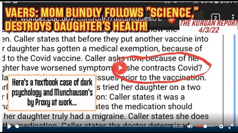 VAERS: HER DAUGHTER WAS A NATIONAL-LEVEL SWIMMER, UNTIL THE SHOTS BEGAN!