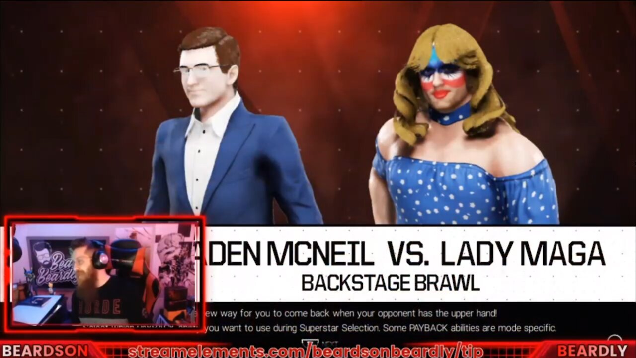 Beardson Beardly || America First Wrestling: JadenMcNeil v. Lady MAGA