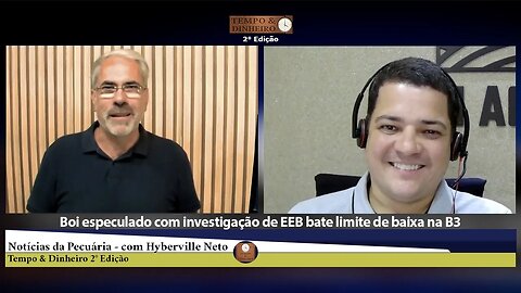 Boi especulado com investigação de EEB bate limite de baixa na B3