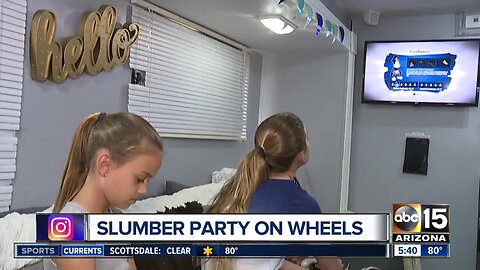 Slumber parties on wheels