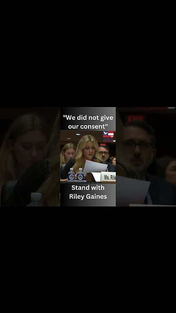 Riley Gaines: We did not give our Consent