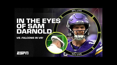 Dan Orlovsky uses VR to break down Falcons vs. Vikings in Week 14 😳🎮 | NFL Live