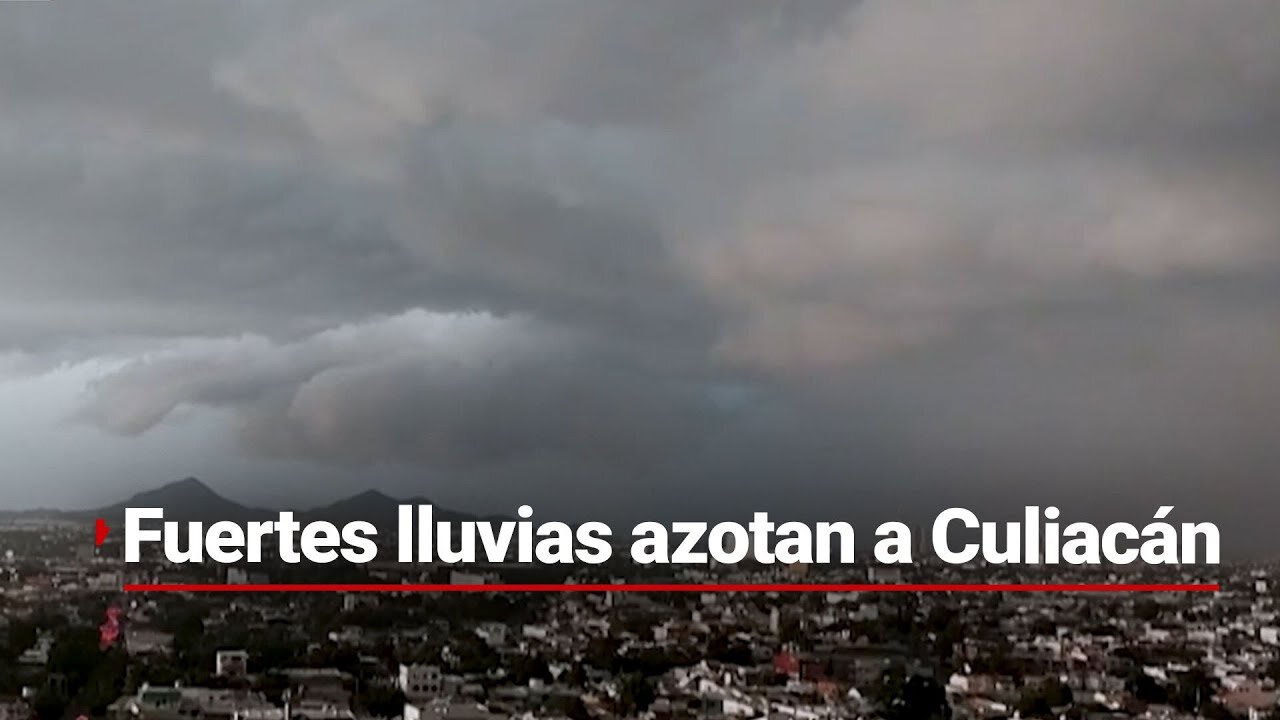 TORMENTA en Culiacán: RESCATE MILAGROSO de hombre en silla de ruedas arrastrado por la corriente